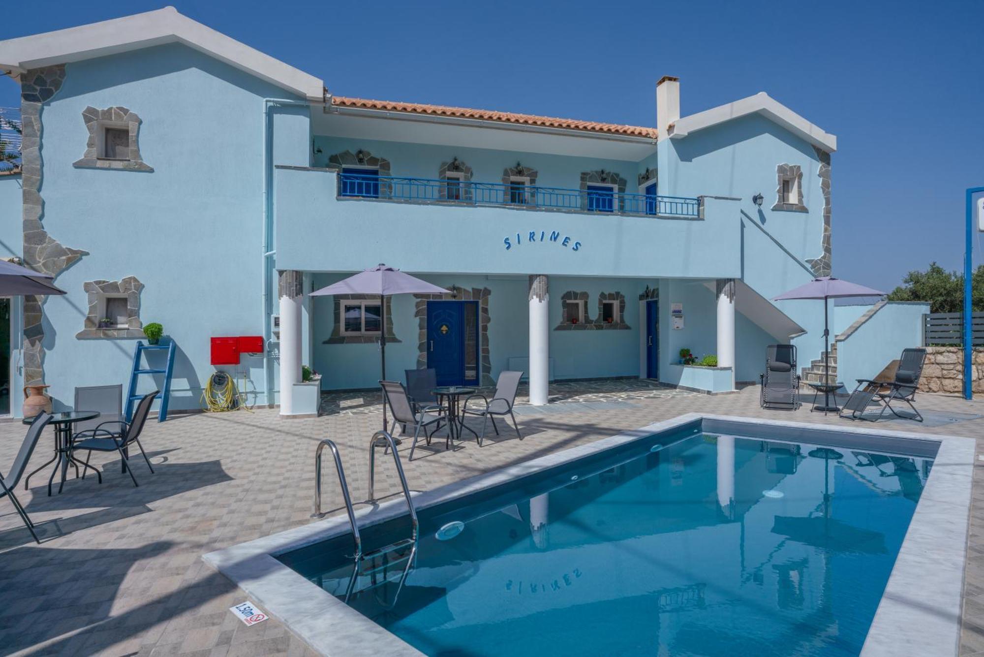 Aparthotel Sirines à Vlachata Extérieur photo